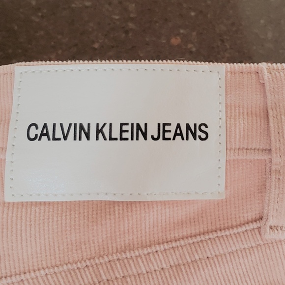 CALVIN KLEIN 2/4 Lightweight Skinny Cords Blush - Picture 6 of 8